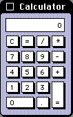 Macintosh Calculator 1.0
